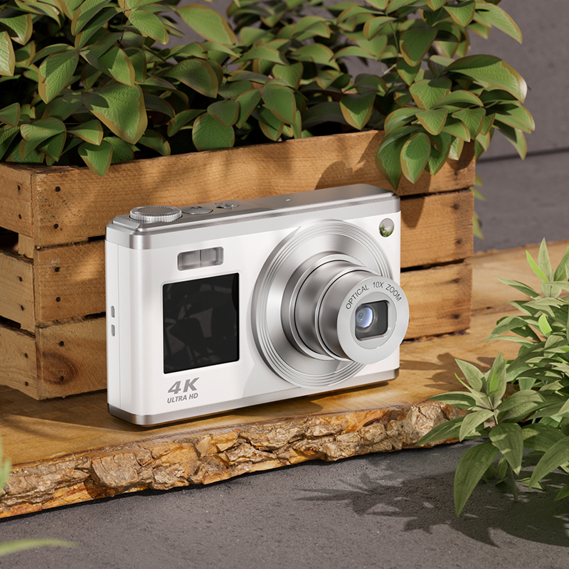 AC-C23 Digital Camera with 10x Optical Zoom and 4K Video