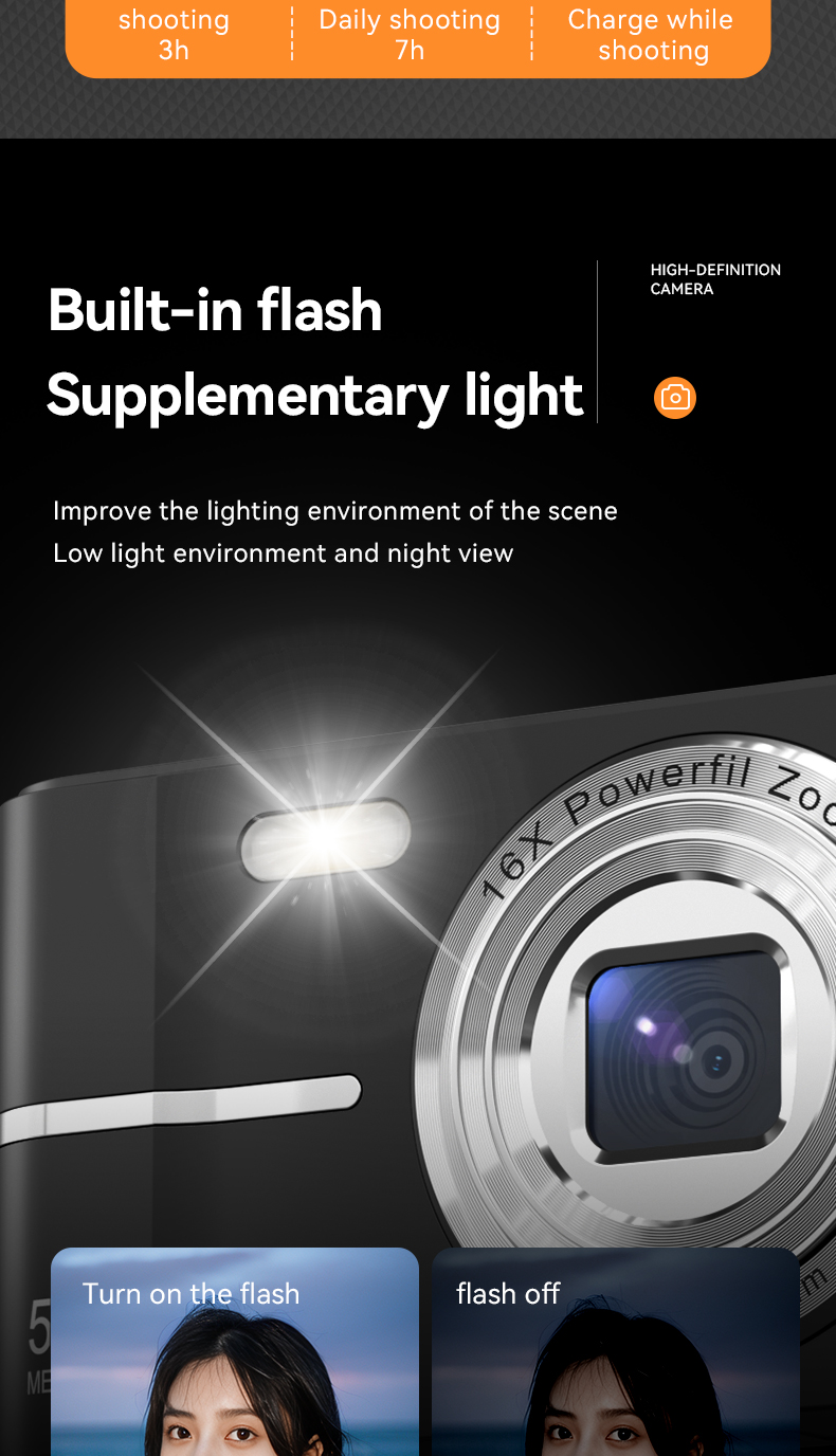 4k digital camera with 50MP AC-M03